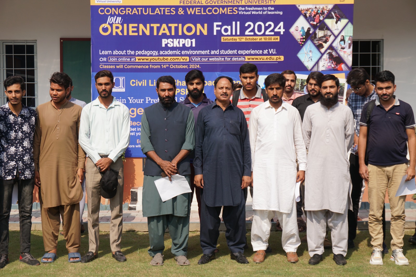 Orientation for the Fall 2024 intake — photograph